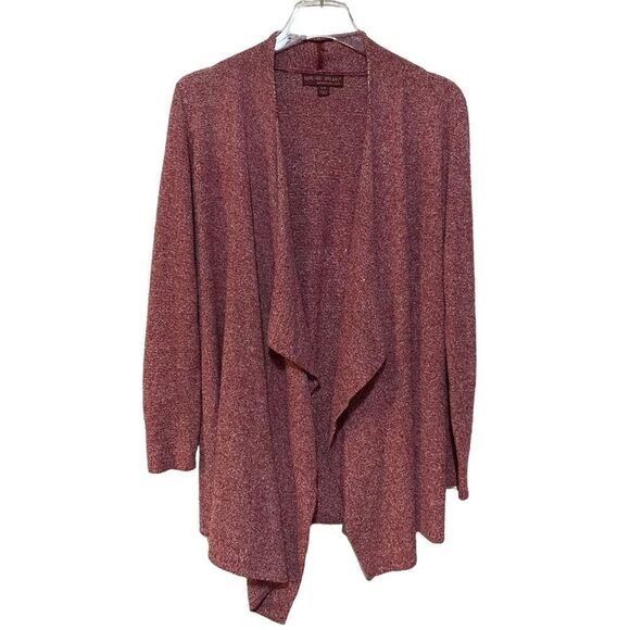 BAREFOOT DREAMS - SUZE SMALL - BAMBOO CHIC LITE - HEATHERED CRANBERRY COLOR B12 - Picture 1 of 6
